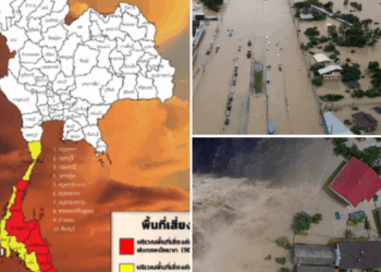 7 จังหวัดภาคใต้เจอฝนถล่ม ต้นเหตุเสี่ยงน้ำท่วมฉับพลัน–น้ำป่าไหลหลาก ขณะเดียวกันไทยตอนบนและใต้ตอนบนอุณหภูมิลดฮวบ