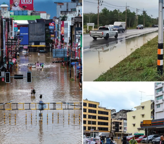 น้ำท่วมสงขลาคลี่คลายในหลายพื้นที่ แต่บางจุดยังคงเสี่ยงอันตราย