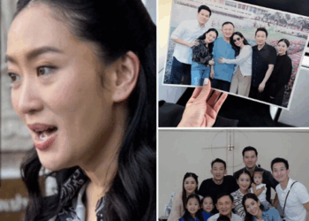 อิ๊งค์ โพสต์ภาพคู่กับทักษิณและครอบครัว เผยพ่อยังสบายดี ได้กอดและทานข้าวร่วมกันอย่างอบอุ่น