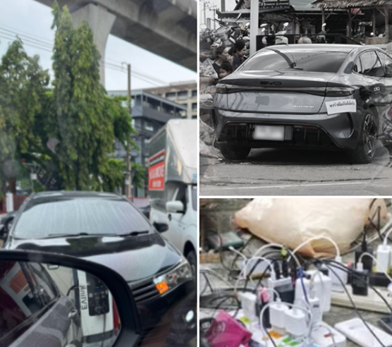 น้ำใจคนไทย! เปิดรถให้ผู้ประสบภัยชาร์จแบตฟรี ช่วยให้ติดต่อโลกภายนอกได้หลังถูกตัดขาดหลายวัน