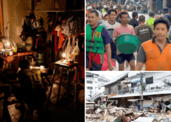 ค่ำคืนมืดสนิทในเขต 8 หาดใหญ่ น้ำแห้งแล้วแต่ไฟยังไม่มา ชาวบ้านพึ่งแสงเทียน–มือถือ ท่ามกลางเสียงบ่นร้านค้าขึ้นราคาเทียน