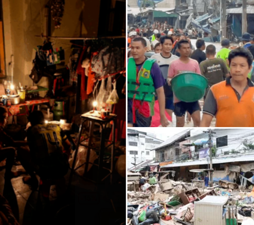 ค่ำคืนมืดสนิทในเขต 8 หาดใหญ่ น้ำแห้งแล้วแต่ไฟยังไม่มา ชาวบ้านพึ่งแสงเทียน–มือถือ ท่ามกลางเสียงบ่นร้านค้าขึ้นราคาเทียน