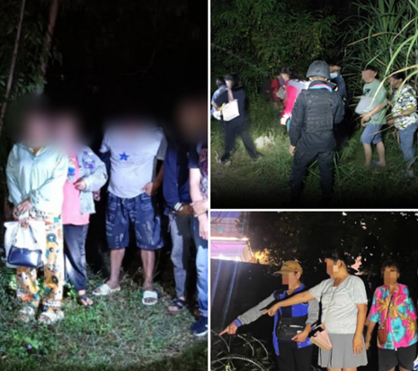 จับรายวัน! รวบคนไทย 12 รายขณะลอบข้ามแดน อ้างถูกหลอกไปทำงานที่ปอยเปต