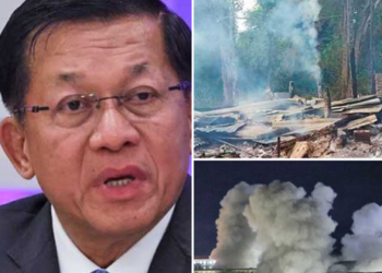 ทัพเมียนมาเปิดฉากโจมตีทางอากาศ ทิ้งระเบิดใส่ร้านน้ำชา 2 ลูก คร่าชีวิต 18 ศพ บาดเจ็บอีกจำนวนมาก!