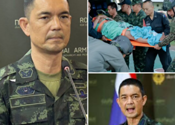 กองทัพบกเผย เกิดเหตุปะทะตามแนวชายแดนไทย–กัมพูชาหลายจุด เสียชีวิต 1 นาย บาดเจ็บ 4 พร้อมอพยพประชาชน