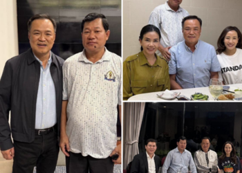 ฮุนเซนเดือด! เผยภาพ ‘อนุทิน’ ร่วมเฟรมกับผู้ว่าฯ เขมร กล่าวหานำชีวิตทหาร–ประชาชนมาใช้หาเสียง