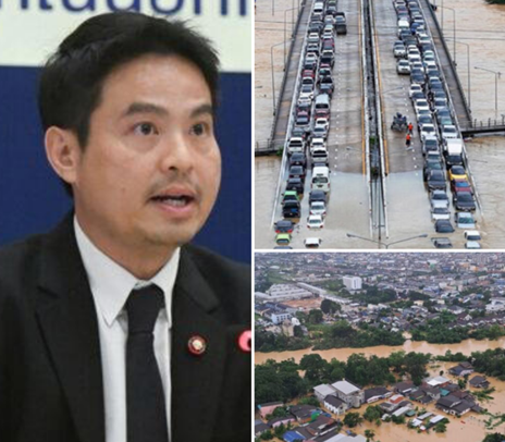 รัฐบาลโอนเงินเยียวยาผู้ประสบอุทกภัยสำเร็จแล้วกว่า 5.4 แสนครัวเรือน รวมงบประมาณทั้งสิ้น 4.9 พันล้านบาท